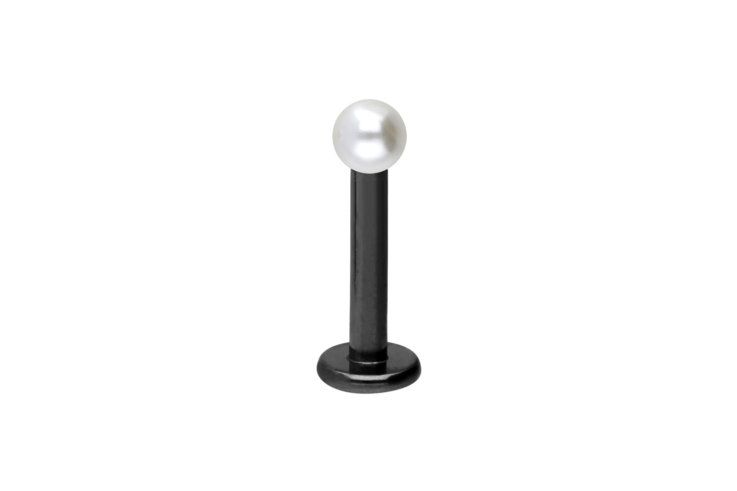 Chirurgenstahl Labret Piercing SYNTHETISCHE PERLE